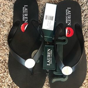 Ralph Lauren size 6 flip flops NWT